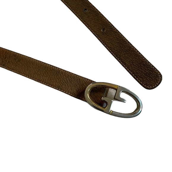 💯% Authentic Vintage Gucci Belt With GG Monogram - Picture 2 of 10